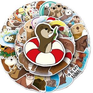 Cartoon Otter Stickers